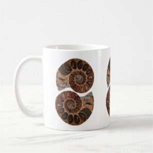 Ammonite Fossils Tasse