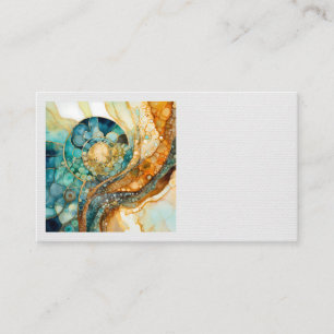 Ammonite Gem Fossil Business Card Visitenkarte