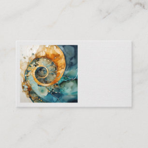 Ammonite Gem Fossil Business Cards Visitenkarte