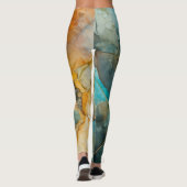 Ammonite Gem Fossil Leggings (Rückseite)