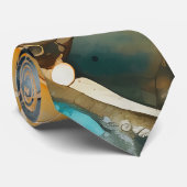 Ammonite Gem Fossil Neck Tie Krawatte (Gerollt)