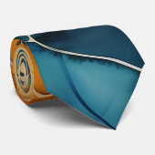 Ammonite Gem Fossil Neck Tie Krawatte (Gerollt)