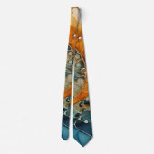 Ammonite Gem Fossil Neck Tie Krawatte (Rückseite)