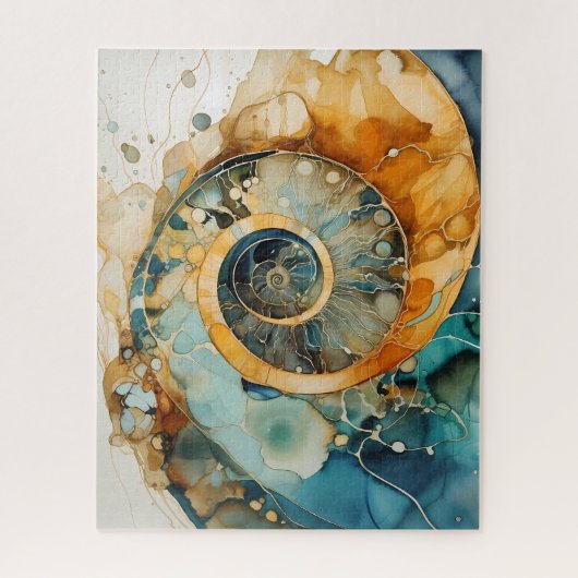 Ammonite Gem Fossil Puzzle (Vertikal)