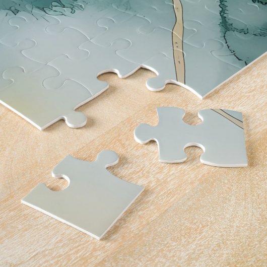 Ammonite Gem Fossil Puzzle (Seite)