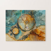 Ammonite Gem Fossil Puzzle (Horizontal)