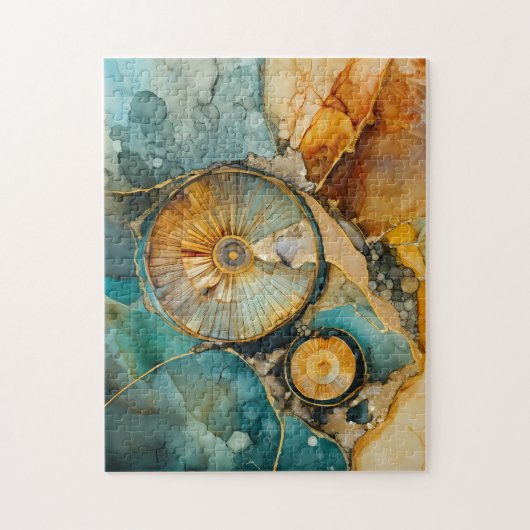 Ammonite Gem Fossil Puzzle (Vertikal)