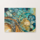 Ammonite Gem Fossil Puzzle (Horizontal)