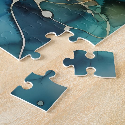 Ammonite Gem Fossil Puzzle (Seite)