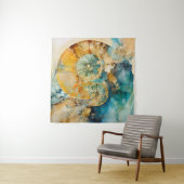 Ammonite Gem Fossil Tapestry Wandteppich (Beispiel)