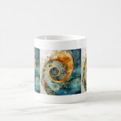 Ammonite Gem Fossil Tasse (Mittel)