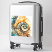 Ammonite Gem Fossil Vinyl Sticker (Koffer)