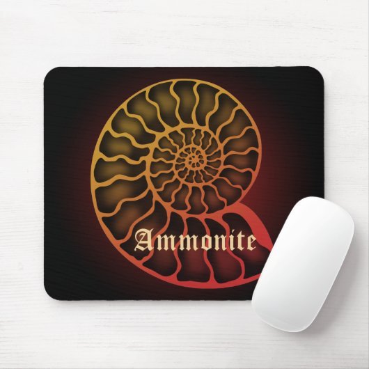 Ammonite Mousepad (Mit Mouse)