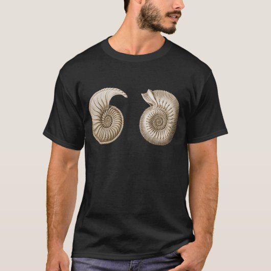 Ammoniten T-Shirt (Vorderseite)