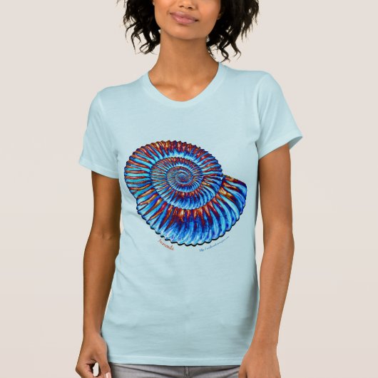 Ammonitfossil T-Shirt (Vorderseite)