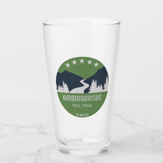 Ammonoosuc Rail Trail New Hampshire Glas (Vorderseite)