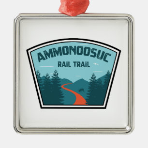 Ammonoosuc Rail Trail New Hampshire Ornament Aus Metall