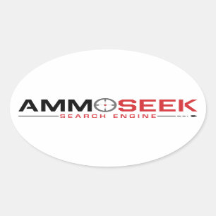 AmmoSeek-Logo-Oval-Aufkleber 2019 Ovaler Aufkleber
