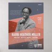 Ammud-Botschafter Rabbi Heather Miller Poster (Vorne)