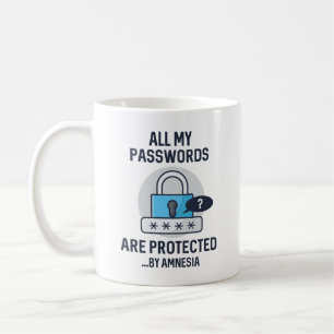 Amnesia Passwords Kaffeetasse