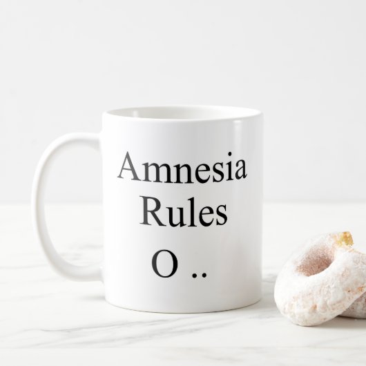 Amnesie Kaffeetasse (Mit Donut)