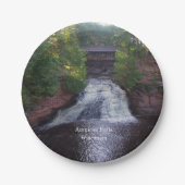 Amnicon Falls Papierplatte Pappteller (Vorderseite)
