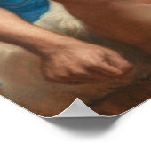 Amnon und Tamar - Guercino Kunstmuseum Poster (Ecke)