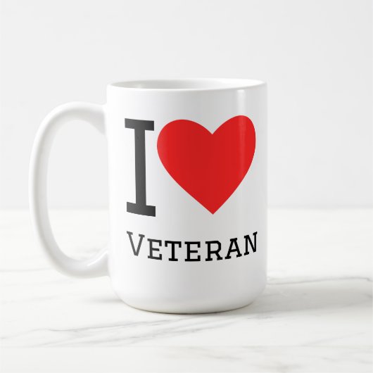Amo a los veteranos kaffeetasse (Links)