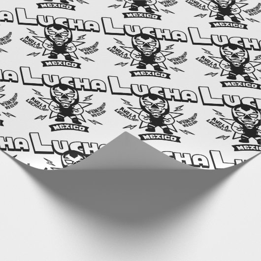 AMO LA LUCHA LIBRE#5 GESCHENKPAPIER (Ecke)