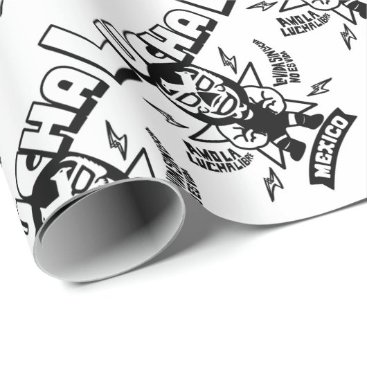 AMO LA LUCHA LIBRE#5 GESCHENKPAPIER (Rolleneckpunkt)