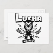 AMO LA LUCHA LIBRE#5 POSTKARTE (Vorne/Hinten)