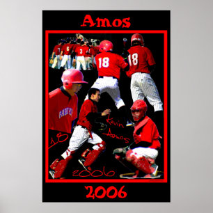 Amo-Neulings-Baseball-Plakat Poster