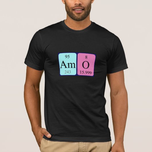 Amo Periodenname Shirt (Vorderseite)