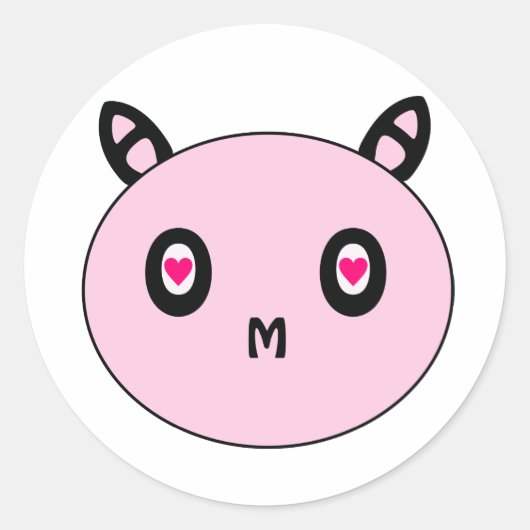 AMO-Sticker Runder Aufkleber (Vorderseite)