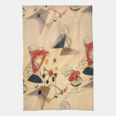 AMÖBE 4 MoJo Geschirrtuch SAND (Vertikal)