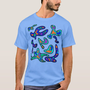 Amöbe blau 1 T-Shirt