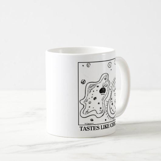 AMÖBEN-HUHN KAFFEETASSE (VorderseiteRechts)