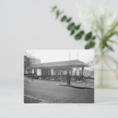 Amoco-Tankstelle, 1925 Postkarte (Stehend Vorderseite)