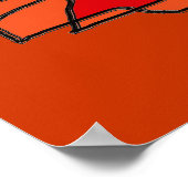 Amoeba Design Poster! Poster (Ecke)