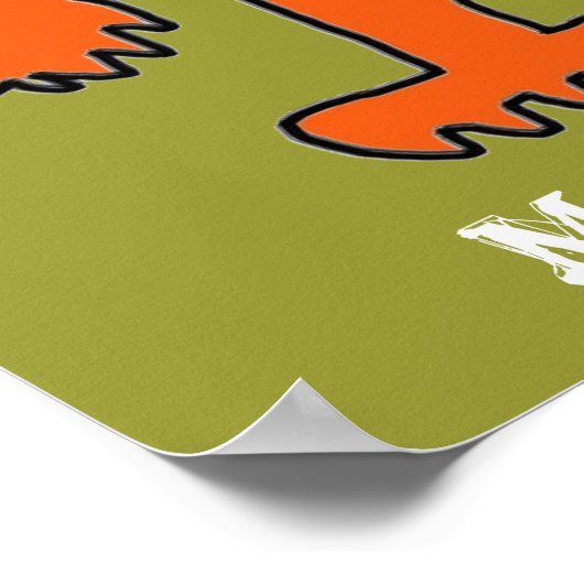 Amoeba Design Poster! Poster (Ecke)