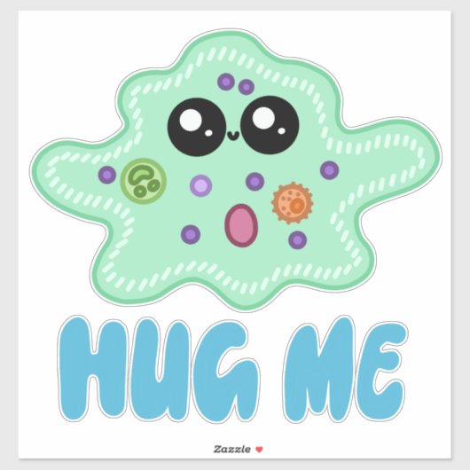 Amoeba Hug Aufkleber (Blatt)