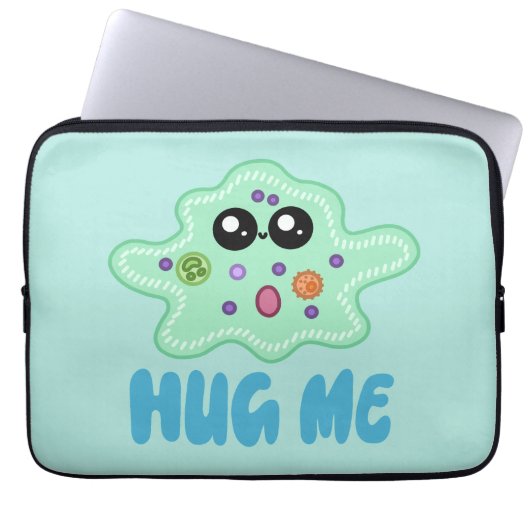 Amoeba Hug Laptopschutzhülle (Vorderseite)