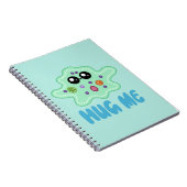 Amoeba Hug Notizblock (Rechte Seite)