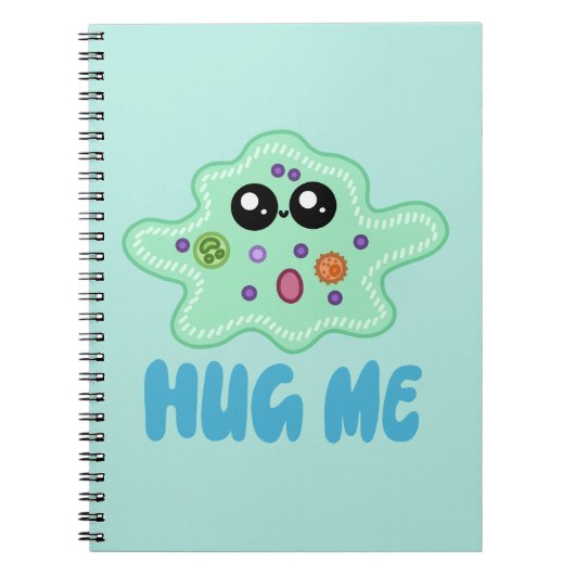 Amoeba Hug Notizblock (Vorderseite)