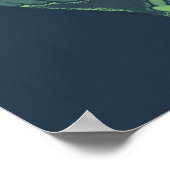 Amoeba Minx: Mildew Hue Poster (Ecke)