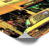 Amoeba on Sunset - Poster (Ecke)