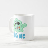 Amoeba Umarmung Kaffeetasse (Vorderseite Links)