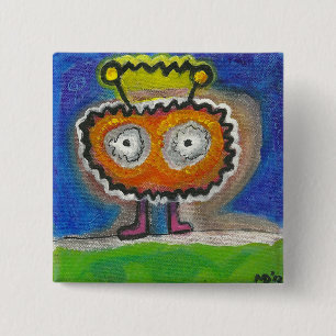 Amoebawoman Knopf Button
