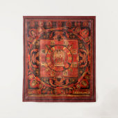Amogapasha Mandala Thangka Wandteppich (Vorderseite)