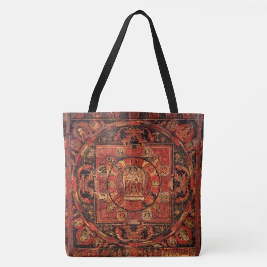 Amogapasha Mandala Tote Bag Tasche (Vorderseite)